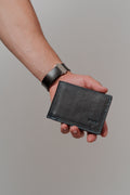 Cartera de piel Danubio azul